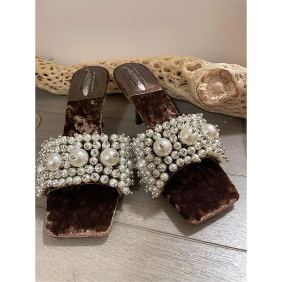 Free People x Jeffrey Campbell Portia Pearl Heels Size 6.5  and  8,9,11 - Picture 4 of 10